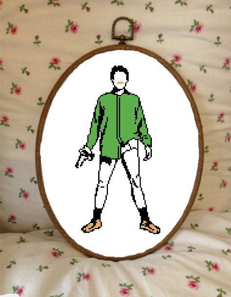 Walter White Breaking Bad Cross Stitch Pattern.