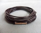 Jewelry bangle leather bracelet buckle bracelet girls bracelet women bracelet men bracelet made of brown leather and magnets buckle  SH-2401