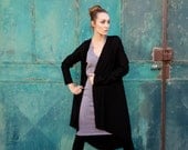 Long Cardigan, Black cardigan, Women Top