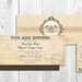 Train Ticket Wedding Invitations - Retro art nouveau wedding set