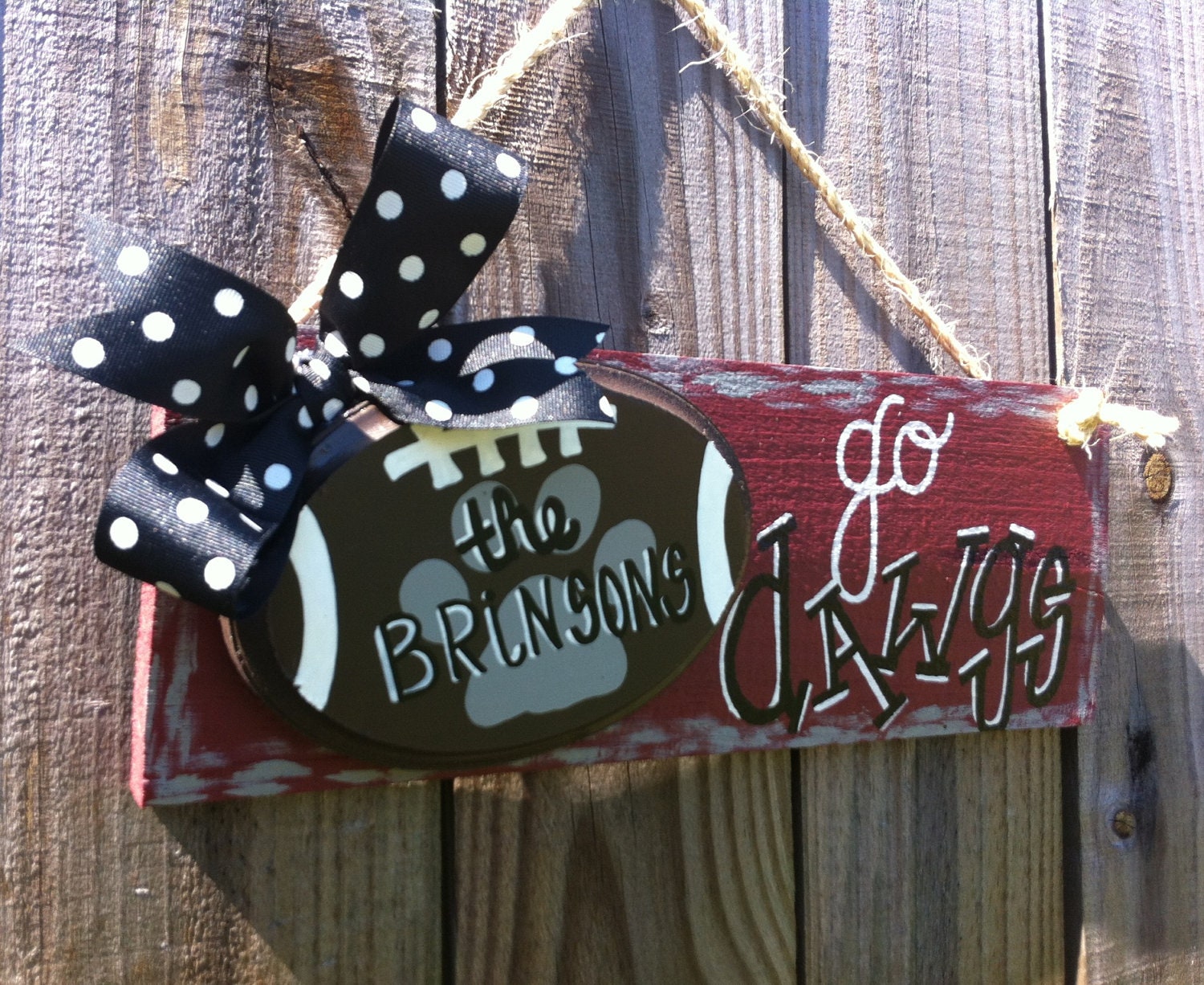 Custom School/Team/Gameday Barn Wood Sign PLUSH DESIGN