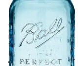 Vintage Blue Mason Jars Set of 6 Il_170x135
