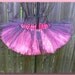 Kathleen - Layered Black and Neon Pink Tutu - Birthday Tutu - Available in Infant, Toddler, Girls, Teenager and Adult Sizes