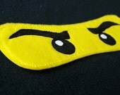 Medium Lego Ninjago Eyes Iron-on Patch / Applique