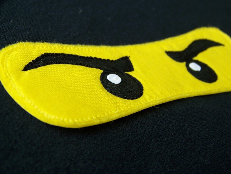 Medium Lego Ninjago Eyes Iron-on Patch / Applique