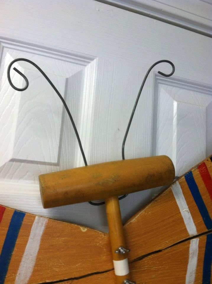 Table Leg Dragonfly Wall Art-  Summer Croquet Set Outdoor Dragonfly Garden Art