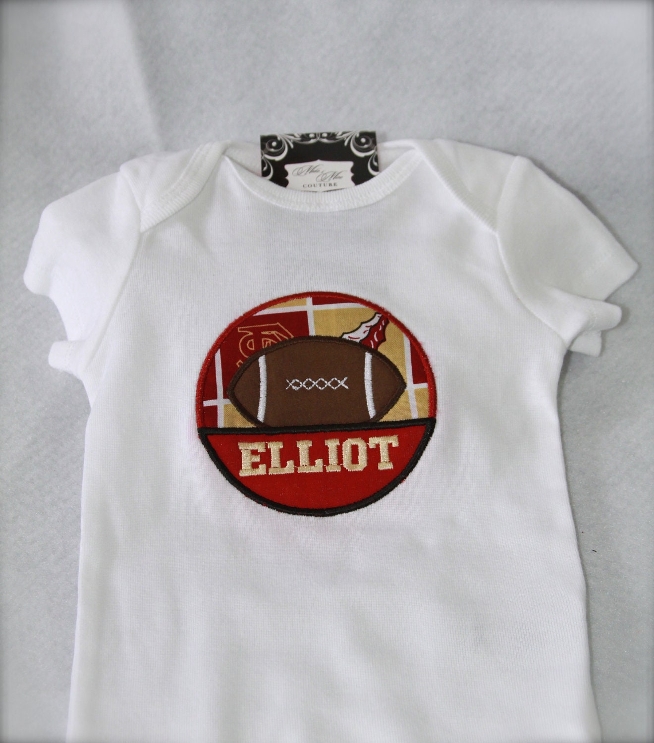 Custom Boys Embroidered football shirt