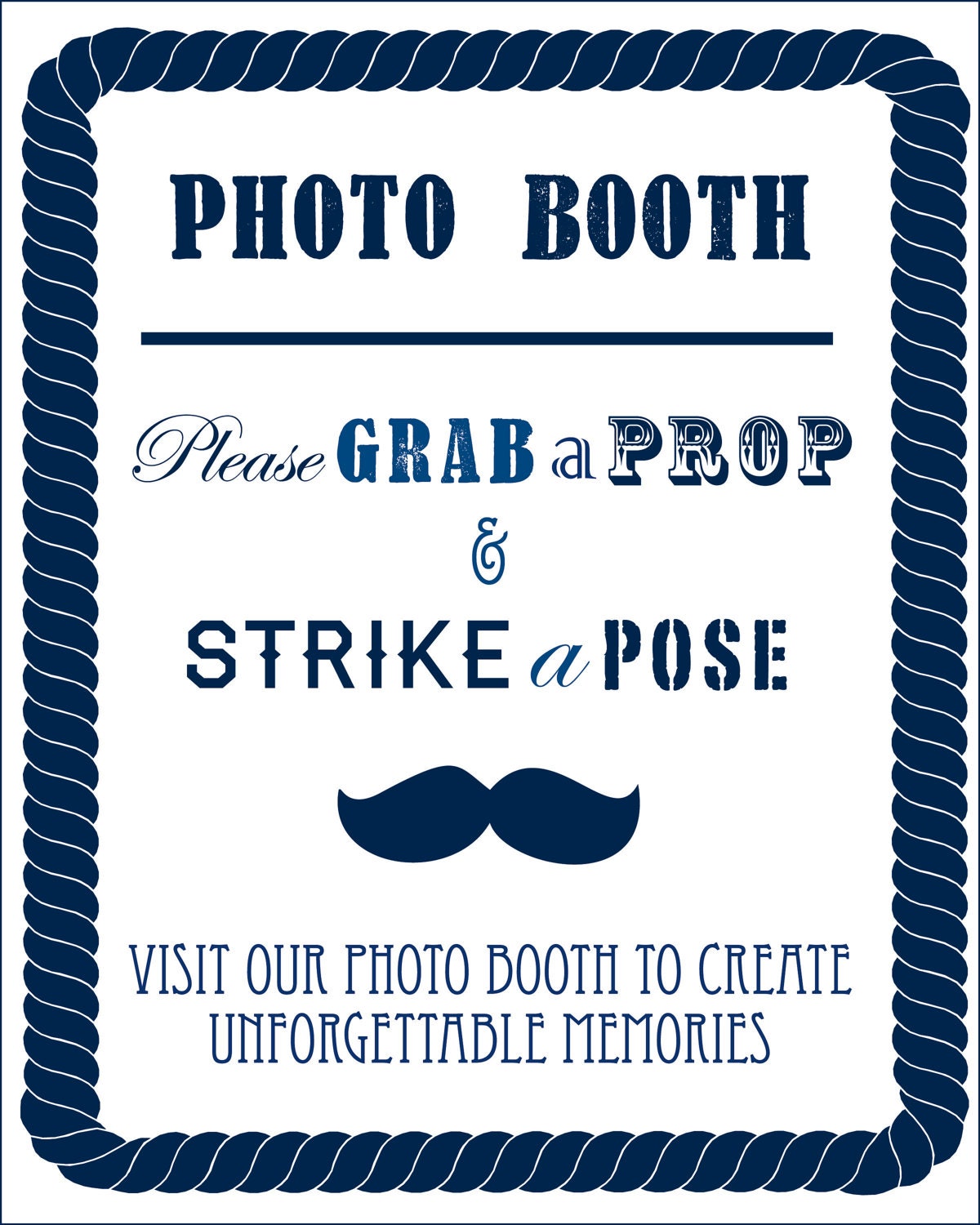 Photo Booth Sign - Weddings & Events
