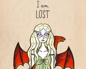 Daenerys Targaryen A4 Print
