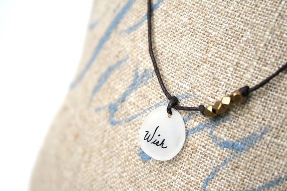 Wish Pendant Necklace