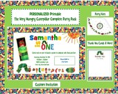 Personalized DIY Printable Very Hungry Caterpillar Party Package