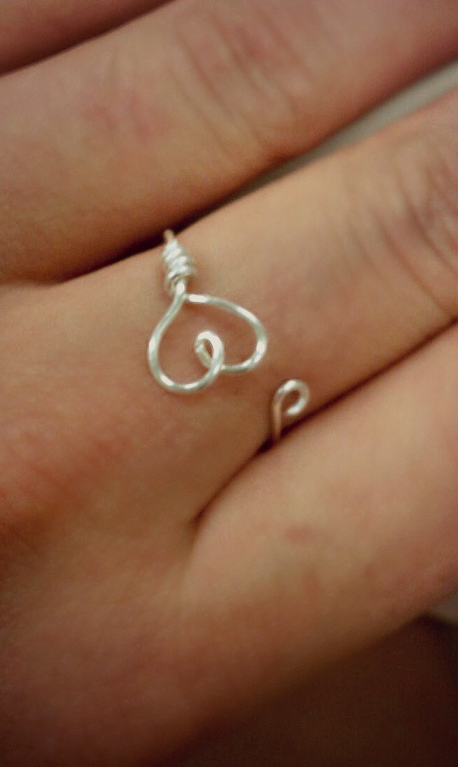 Wire Heart Ring