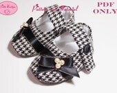 Baby shoe pattern - Chidori Tweed Mary Jane Shoes