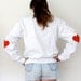 Elbow Heart Sweatshirt - Original Red