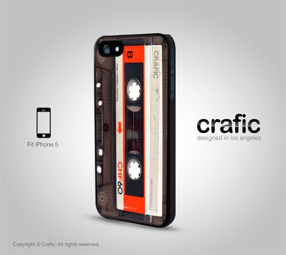 Red Vintage Cassette Tape iPhone 5 Case