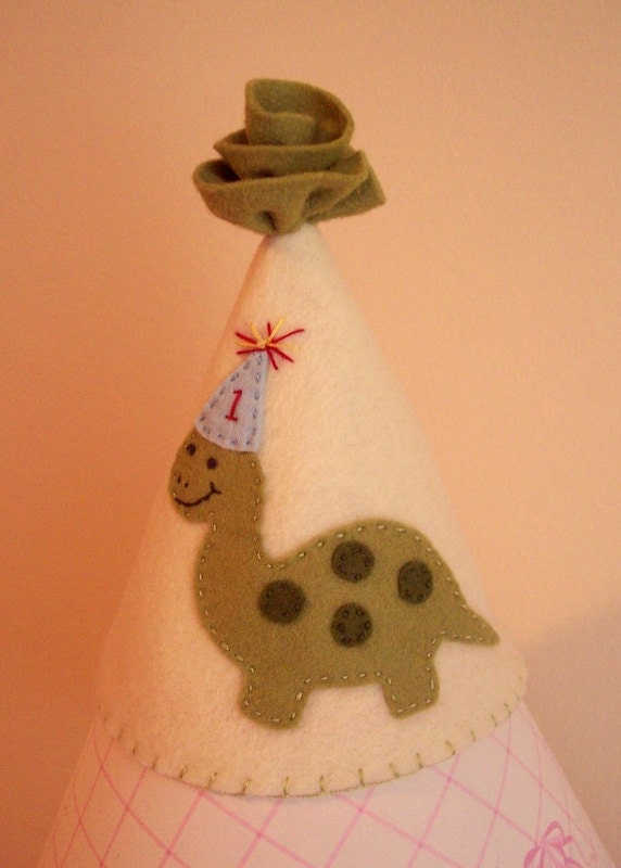 Felt Dinosaur Party Hat