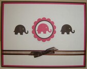Baby Card - Baby Shower Invitation - Baby Announcement Card