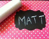 50 Chalk Label Stickers