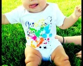 Paint Splatter Onesie