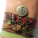 Tree of Life Dragonfly Silk Wrap Bracelet Yoga Jewelry Om Namaste Bohemian Jewelry Autumn Fall Earthy Unique Gift Under 50 Item Z34