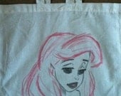 Disney Ariel Cotton Tote Shopper Bag