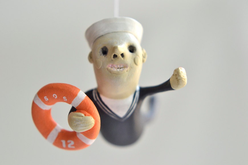 Hanging sculpture, Mobile- Captain Karl
