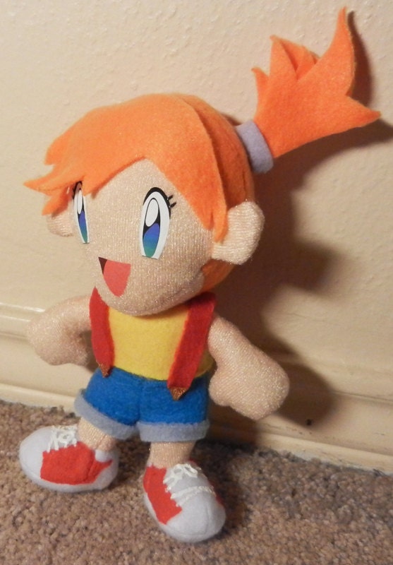 Misty from Pokemon - anime chibi doll plush