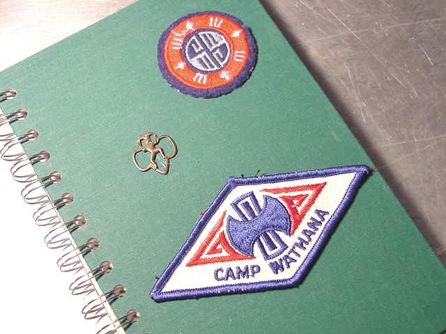 Vintage Campfire Girls JOURNAL - Notebook Recycled Upcycled Altered Book