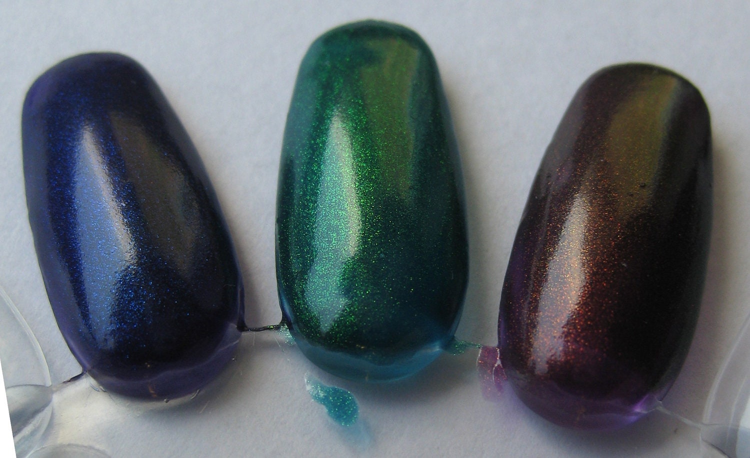Dragon Scales Phoenix Feathers Unicorn Tears Duochrome Color Shifting Nail Polish Trio Custom Nail Polish 5mL each