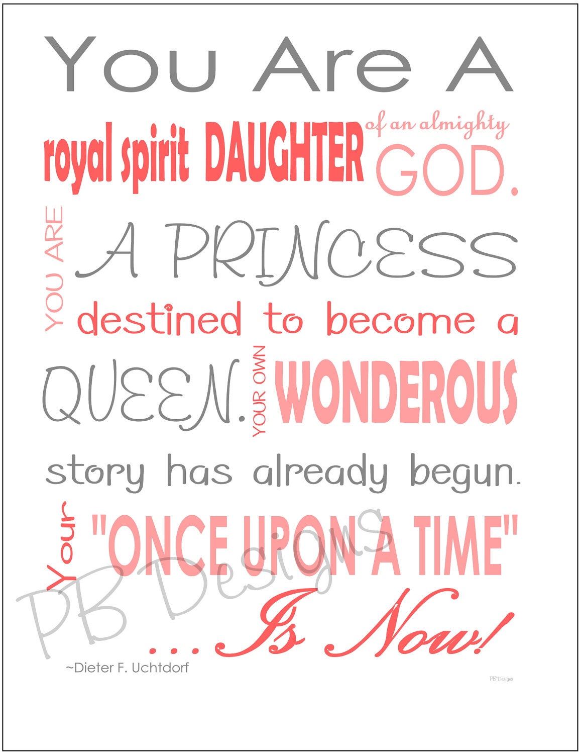 Young Woman Inspirational Quote