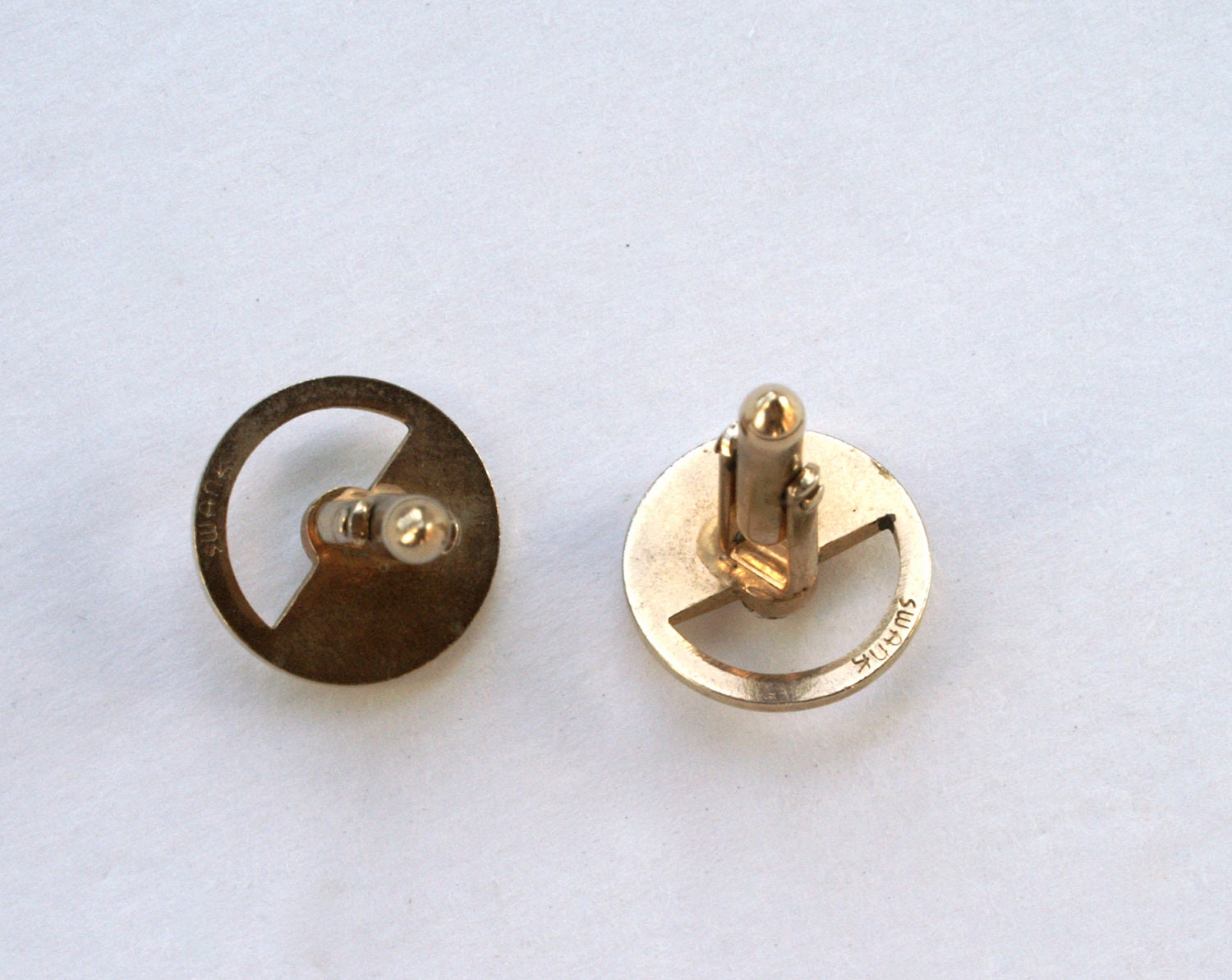 Vintage Rhinestone Cufflinks by Swank