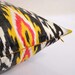 IKAT PILLOW 18x18 Decorative Throw Pillows red 18x18 Modern Pillow Covers NPI101