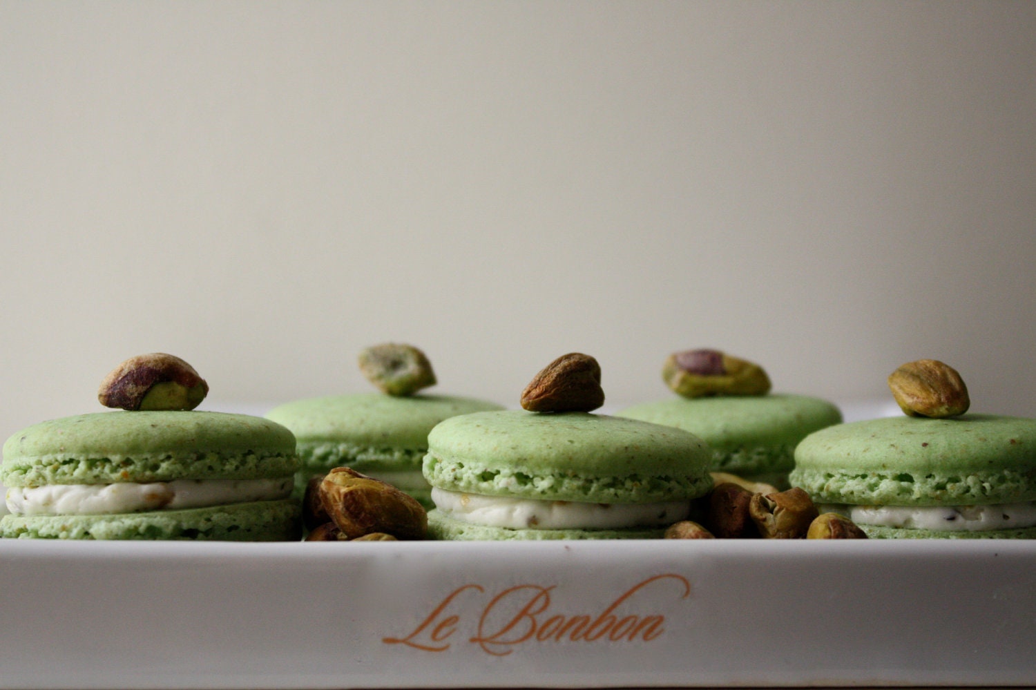 Light Green Pistachio French Macaron
