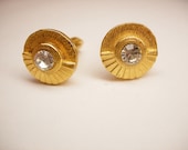 Deco Jeweled Vintage Cufflinks Fancy Wedding Tuxedo