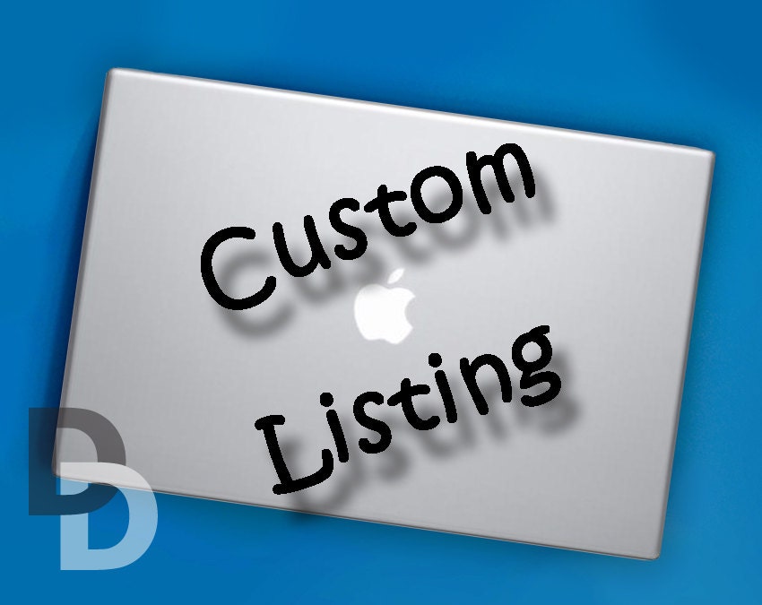 Custom Macbook listing for Jakob only.