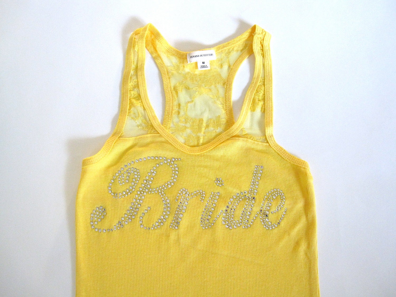 Bride Tank Top Shirt. Half Lace. Bridesmaid, Matron of Honor, Maid of Honor. Yellow, Sky Blue, Plum, Grey, Black, Purple, Coral