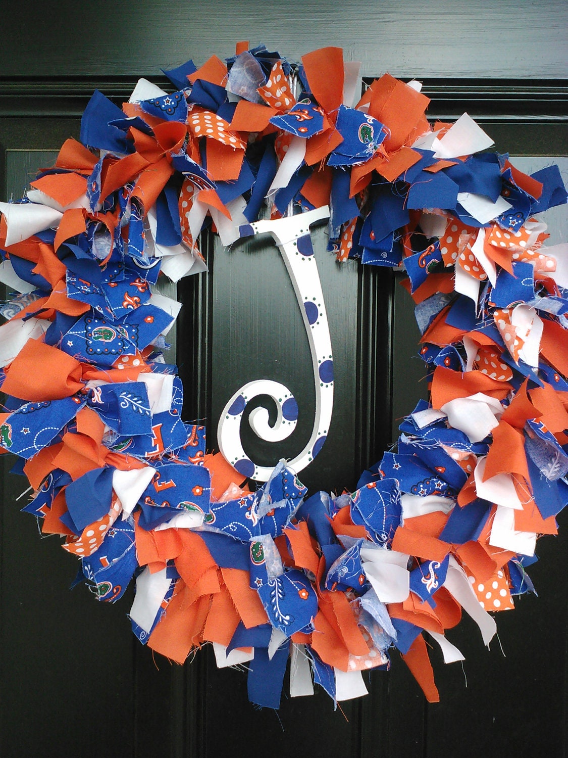University of Florida Fabric Wreath