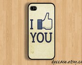 IPHONE 5 CASE i like you romantic iPhone case iPhone 4 case iPhone 4s caseHard Plastic Case Rubber Case