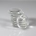 Free Shipping/50 PCS Round Glass Tiles/Kiln Fired/Clean, Crisp, Clear/Highest Quality/FREE Registered Mail SHIPPING
