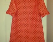 NEW- Pendleton Dress in Metro Tiles Orange