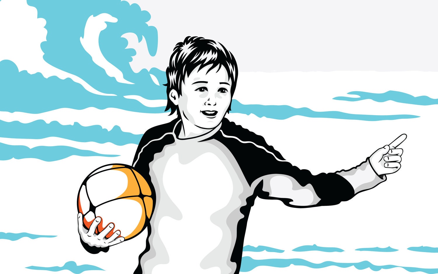 Custom Big Kids Portrait - Digital File