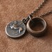 Solid Bronze Pegasus Necklace and Ancient Greek Coin Athena Antique African Copper Ring Rustic Boho Double Sided