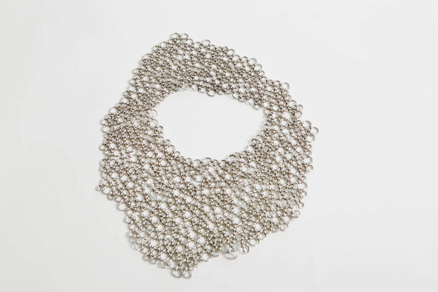 Chainmaille ONE of a KIND Japanese lace necklace collar Custom Made