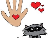 Kissing Hand COMBO Clipart Set
