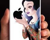 Tattoo iPhone 4 case, iPhone case for iPhone 4 or iPhone 4S. White Case