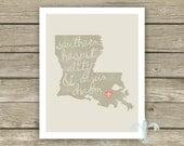 Cajun Charm Instant Download // Digital Print // Typography Art // Printable Art // Louisiana Art // South // State Art