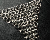 Leather BOOT  Chain  CHAIN MAIL for Biker Motorcycle or Cowboy Boots  Goth Punk Retro Steam punk Cowgirl Renaissance