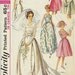 Vintage Wedding Dress Simplicity Pattern 5343 size 14