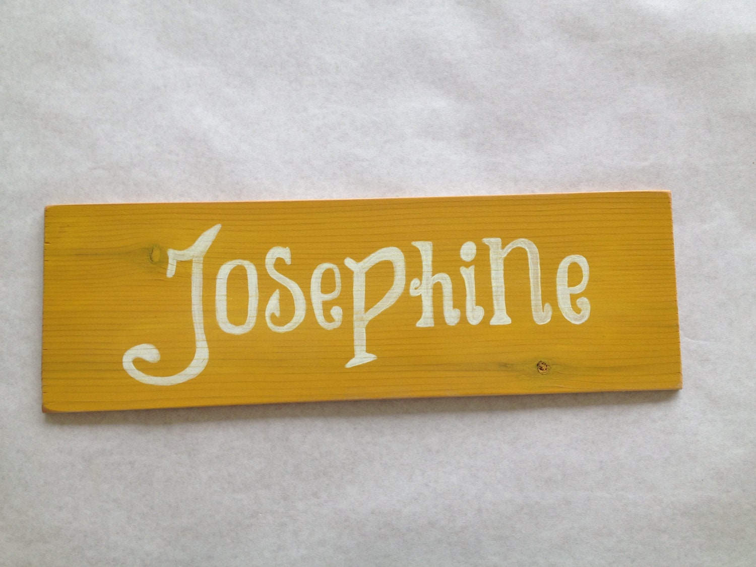 Hand painted PERSONALIZED wood name signs - Custom colors & fonts - Cedar - Room Decor - Birthday - Baby Shower