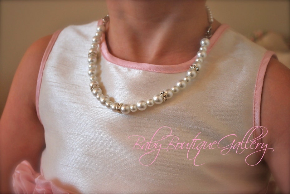 Gorgeous Baby Boutique 4-in-1 Beaded Pacifier Holder - Made with Swarovski Crystals Spacers